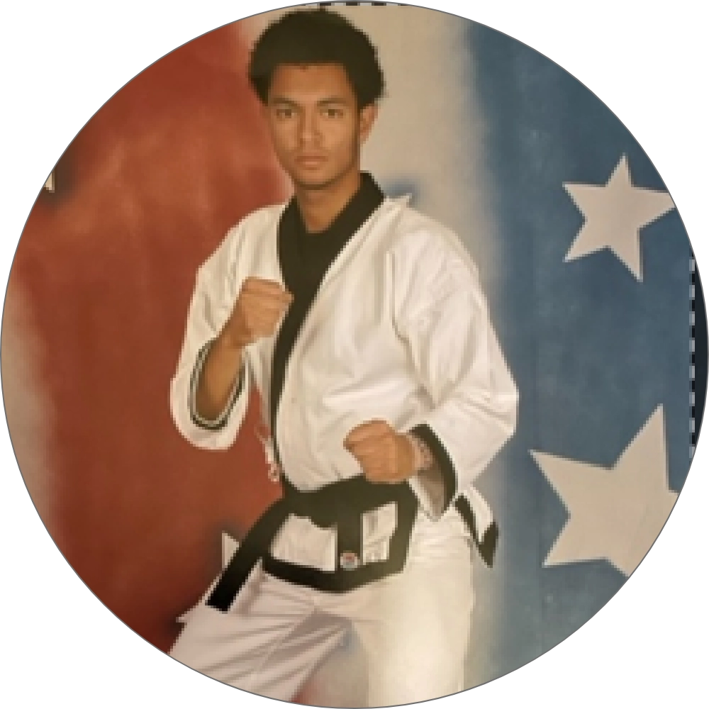 A.J Angueira is a 1st Degree Black Belt instructor.