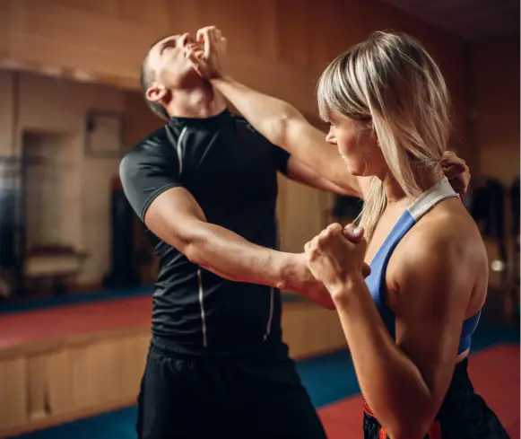 Self-defense involves techniques and strategies used to protect oneself from physical harm, emphasizing awareness, prevention, and effective response to threats.